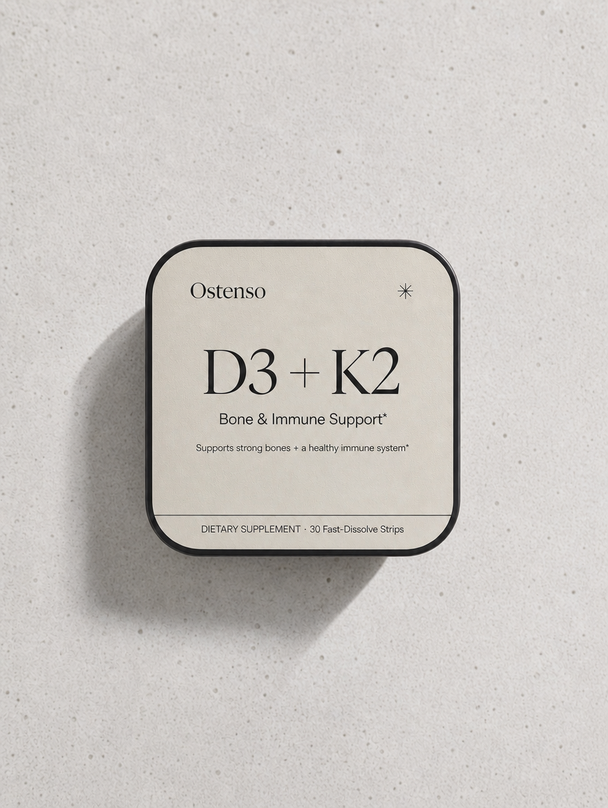 Sublingual D3 + K2.